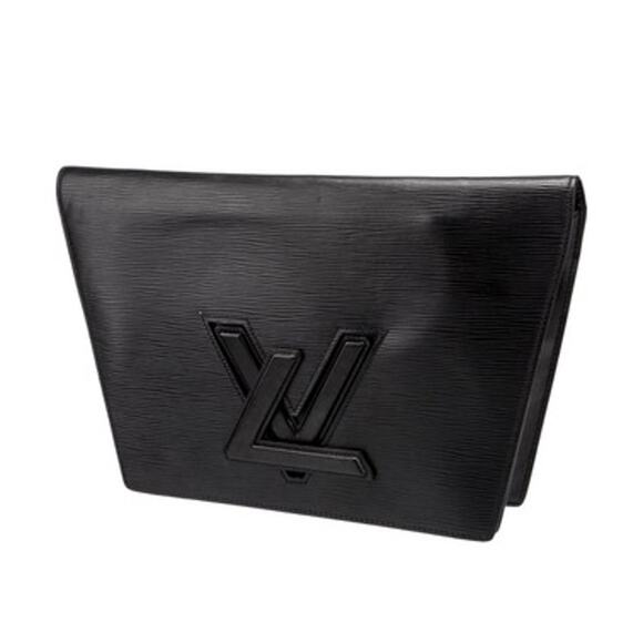 Louis Vuitton LV Twist Clutch in Black Epi Leather*BEAUTIFUL CLUTCH - Picture 2 of 11